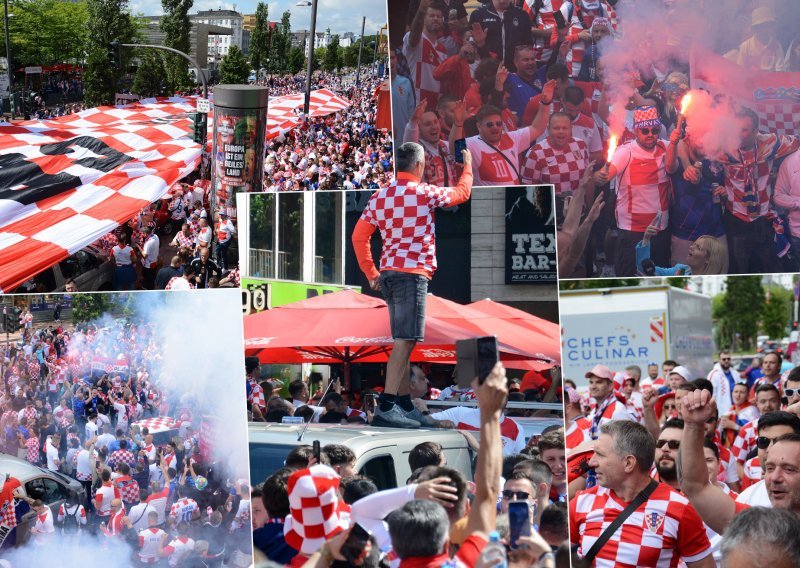 Hrvatsko 'ludilo' uoči Albanije; tisuće navijača napunile tribine stadiona u Hamburgu!