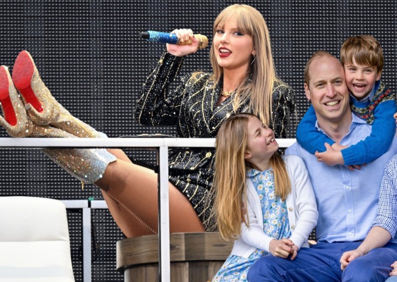 Princ William uživao sa Charlotte i Georgeom na koncertu Taylor Swift, a njihovi izrazi lica sve govore