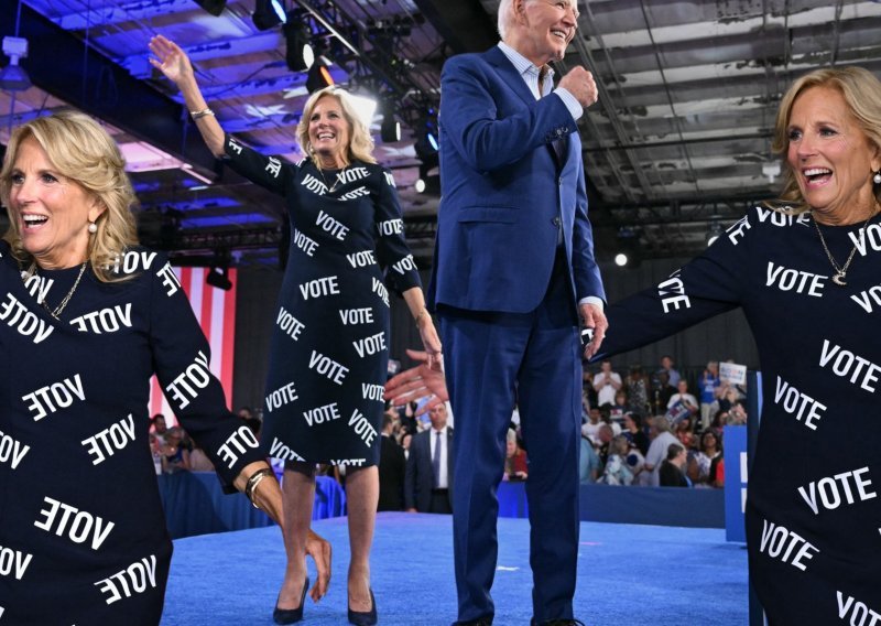 Ovom haljinom američka prva dama jasno je pokazala što misli o Bidenovoj kandidaturi