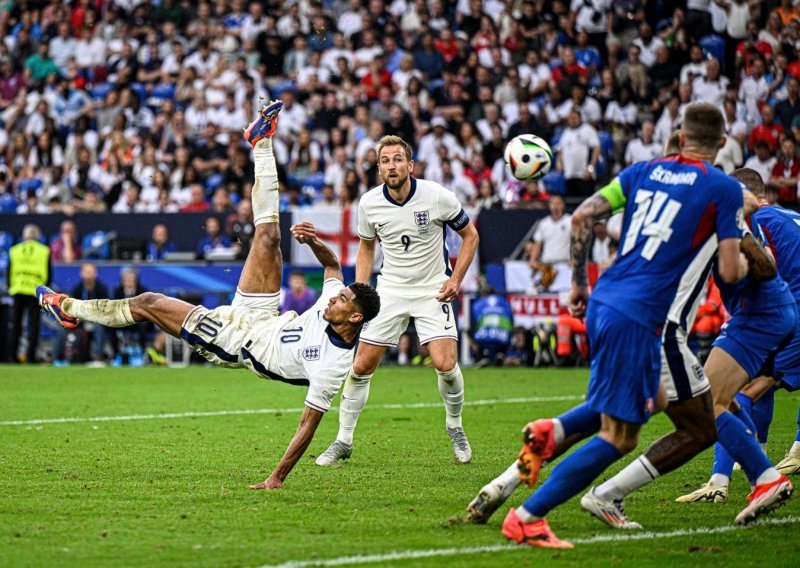 Englezi nakon drame produžetka izbacili hrabre Slovake; fantastičan gol Bellinghama