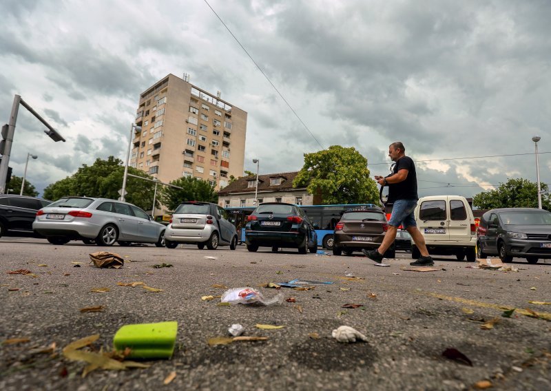 Crveni meteoalarm u dvije regije: Tuča protutnjala kroz sjever Hrvatske i dio Zagreba