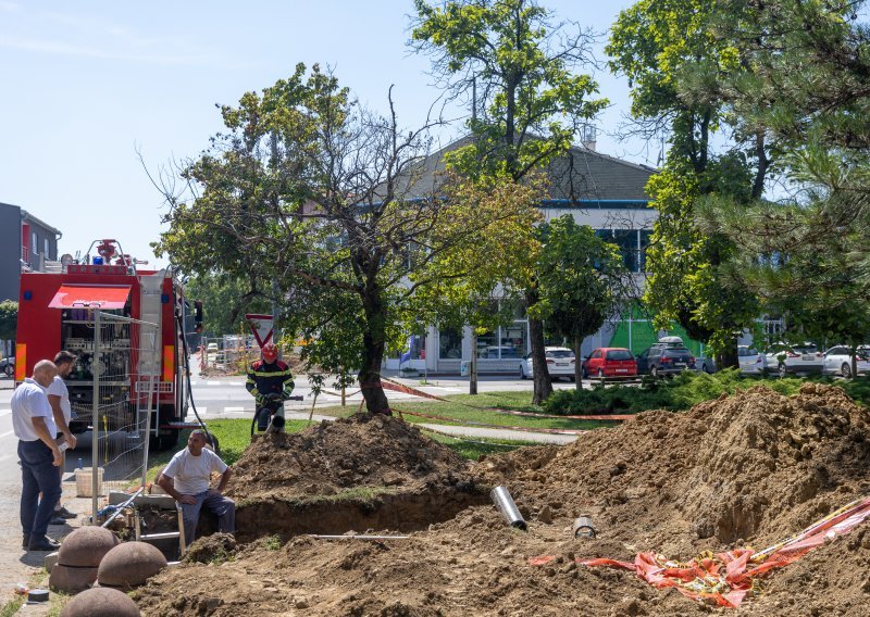 Strava u Vinkovcima: Radnik rezao plinsku cijev i zapalio se