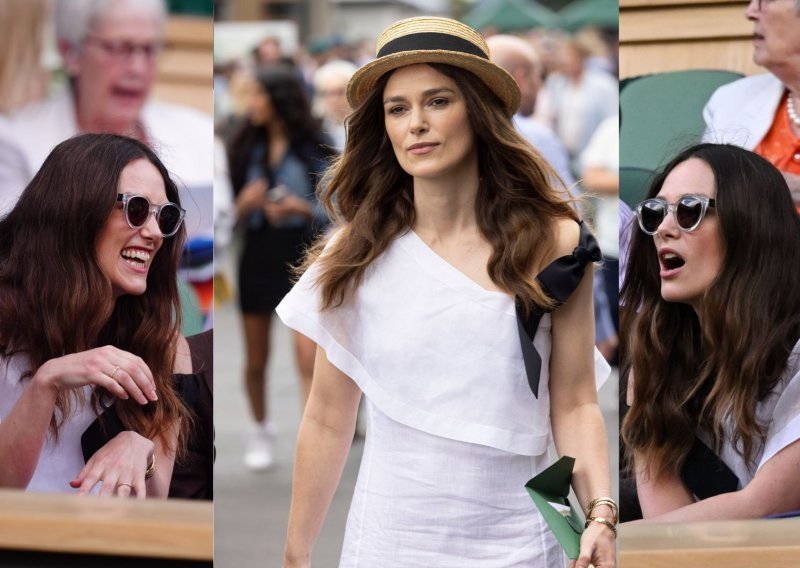 U društvu supruga: Lijepa Keira Knightley nije prošla nezapaženo na tribinama Wimbledona