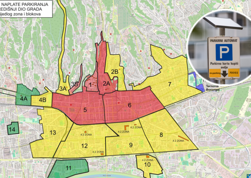 Zagreb od rujna uvodi blokovsko parkiranje po zonama