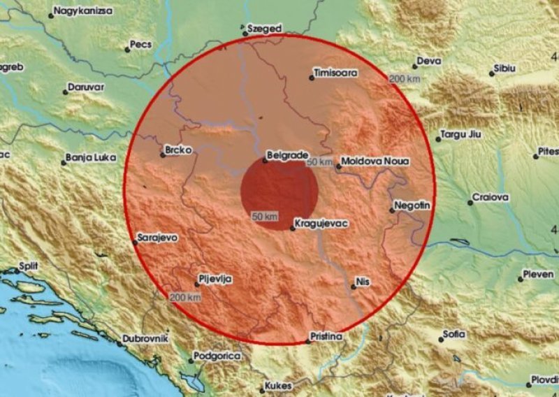 Potres magnitude 3,6 u Srbiji: Mislio sam da je avion probio zvučni zid