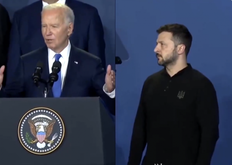 Viralni video dana: Pogledajte kako je Zelenski reagirao kad ga je Biden nazvao Putinom