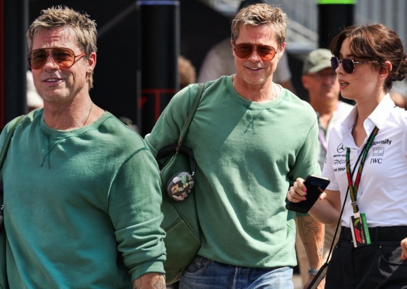 Brad Pitt doputovao u Mađarsku: Na utrci Formule 1 uživao bez Ines de Ramon