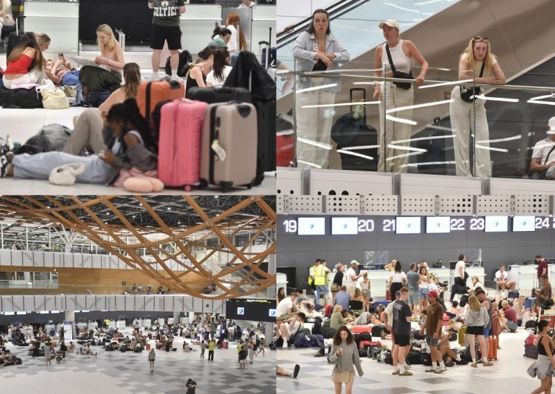 Splitska zračna luka paralizirana: Polijeću tek rijetki avioni, dolazne letove preusmjeravaju u Dubrovnik i Zadar