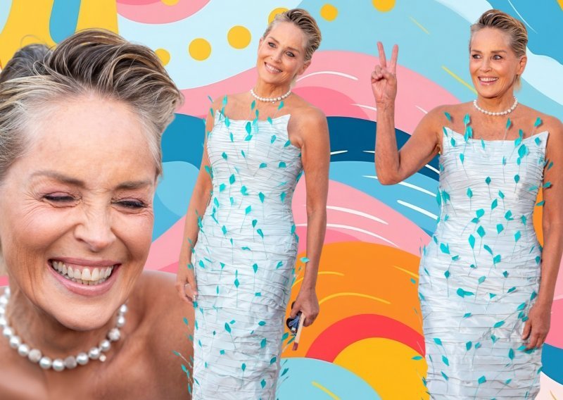 Raskošne haljine njezina su slabost: Sharon Stone brojne je zasjenila u ovom modelu