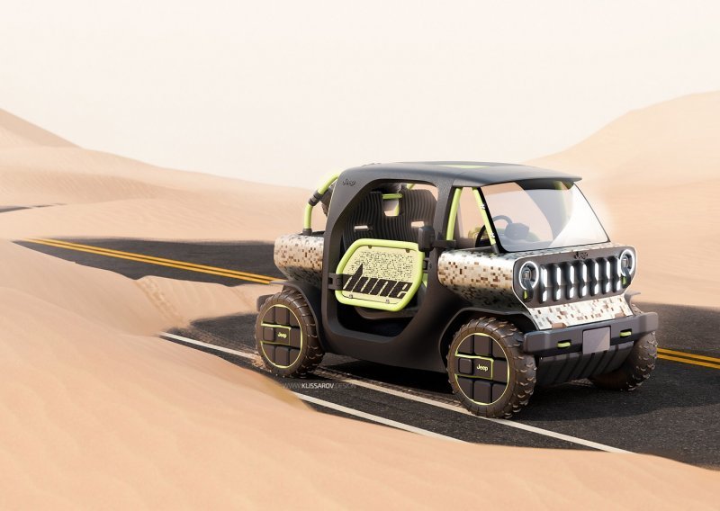 Hoće li ovako izgledati najmanji Jeep ikada? 'Dune' je koncept električnog četverocikla Klissarov dizajna
