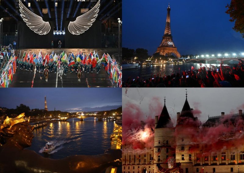 Igra svjetla i kiše: Pogledajte nestvarne prizore s otvorenja Olimpijskih igara