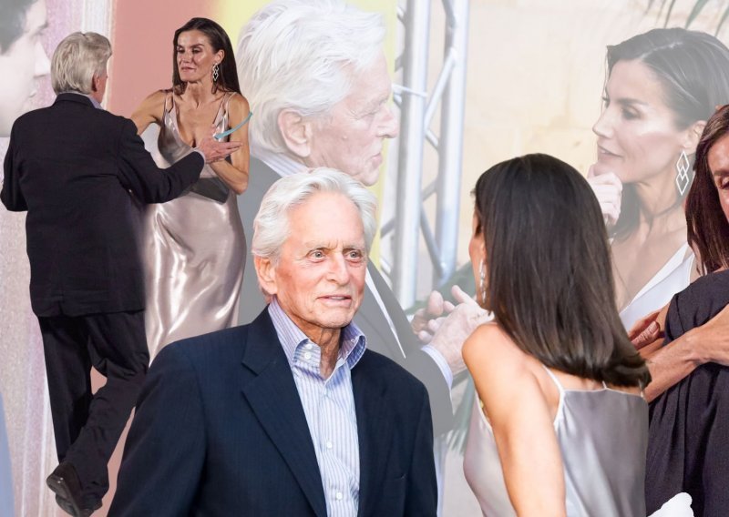 Što će reći Catherine? Michael Douglas nije mogao sakriti da je opčinjen lijepom kraljicom