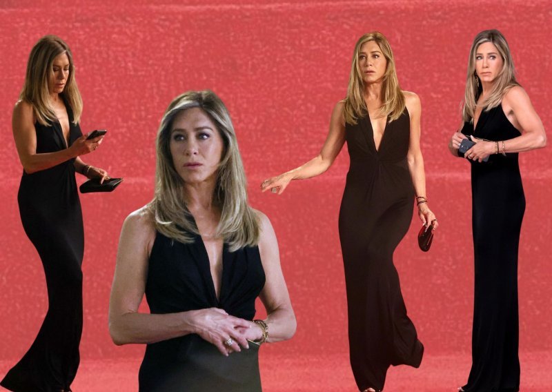 Jennifer Aniston u haljini koja ne trpi donje rublje, ali laska njezinoj figuri