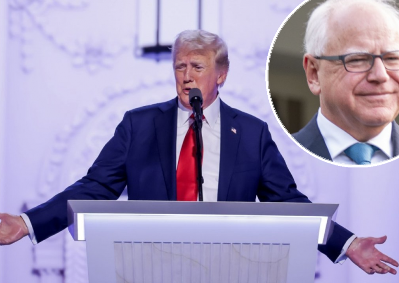 Harris izabrala Walza, a Trump rigao vatru: Gori je od nje, pokrenut će pakao na zemlji