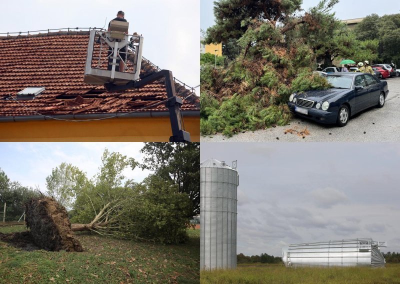 Jako nevrijeme čupalo stabla u Splitu i Varaždinu, evo kako to izgleda dan poslije