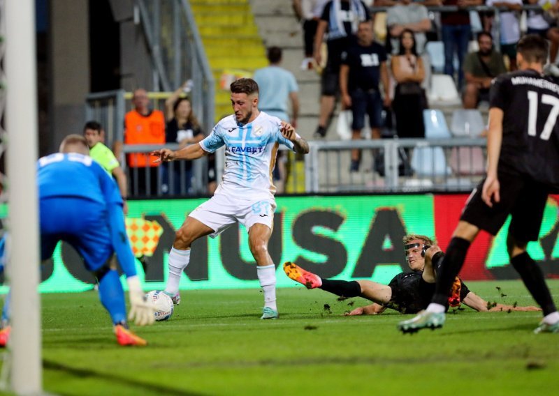 Četvrto pretkolo Konferencijske lige, Rijeka - Olimpija 1:1, (22.8.2024.)