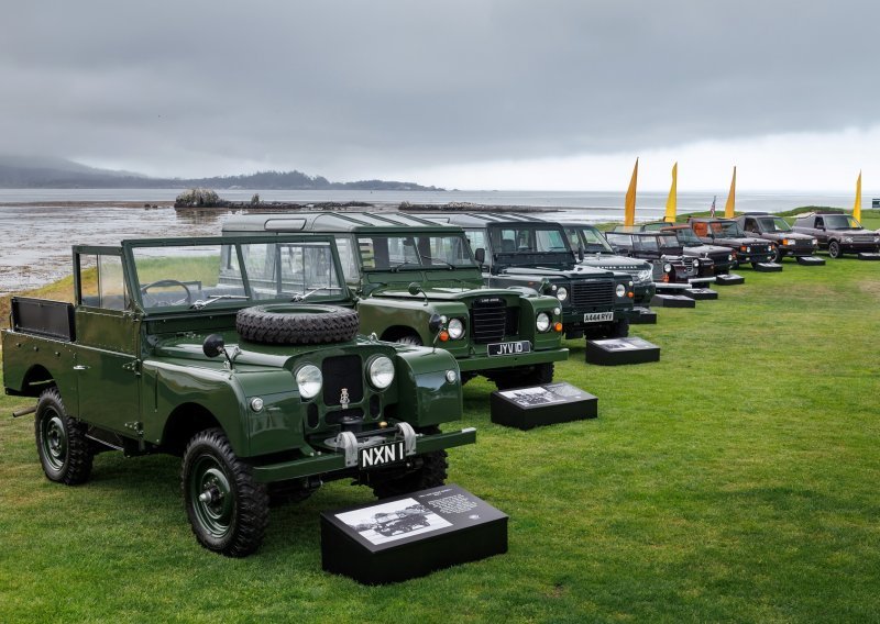 Jedinstvena parada vozila koje je koristila kraljica Elizabeta II: Land Rover Classic pokazao 10 veličanstvenih