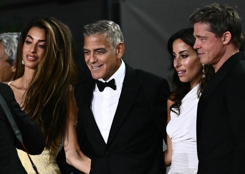 Brad Pitt i George Clooney na crveni tepih poveli prekrasne partnerice