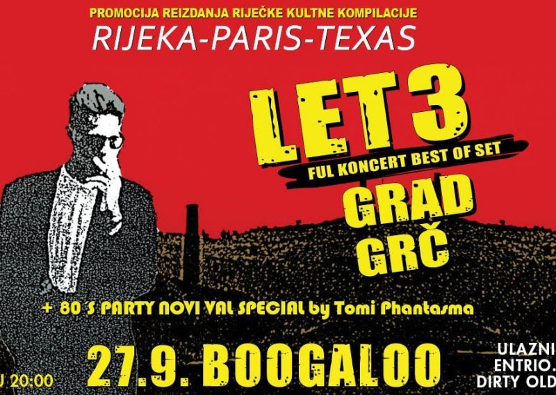 Vodimo vas na koncert grupe Let 3 u zagrebačkom klubu Boogaloo