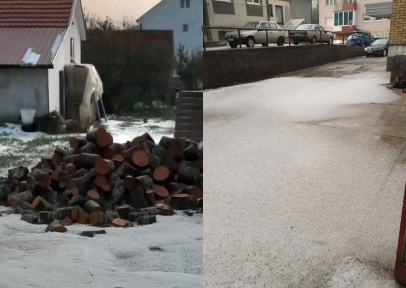 Nevrijeme s tučom pogodilo Hercegovinu: 'Padala je krupa, nastao je kolaps'