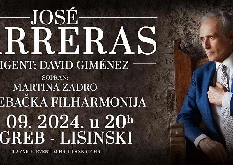 José Carreras dolazi u Zagreb!