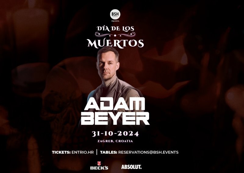 Velikan techno scene Adam Beyer zvijezda je ovogodišnjeg BSH Dia de los Muertos