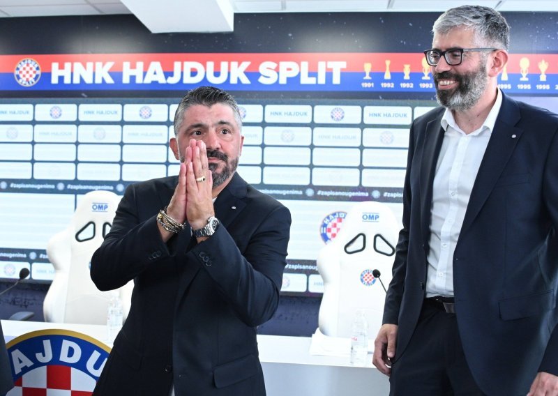 Gattuso i Bilić odradili bitan sastanak; Talijan ostaje trener Hajduka