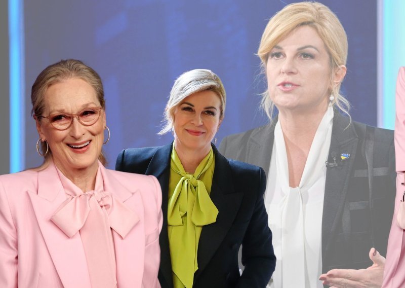 Meryl Streep 'pala' na košulju koju već godinama obožava i Kolinda Grabar-Kitarović