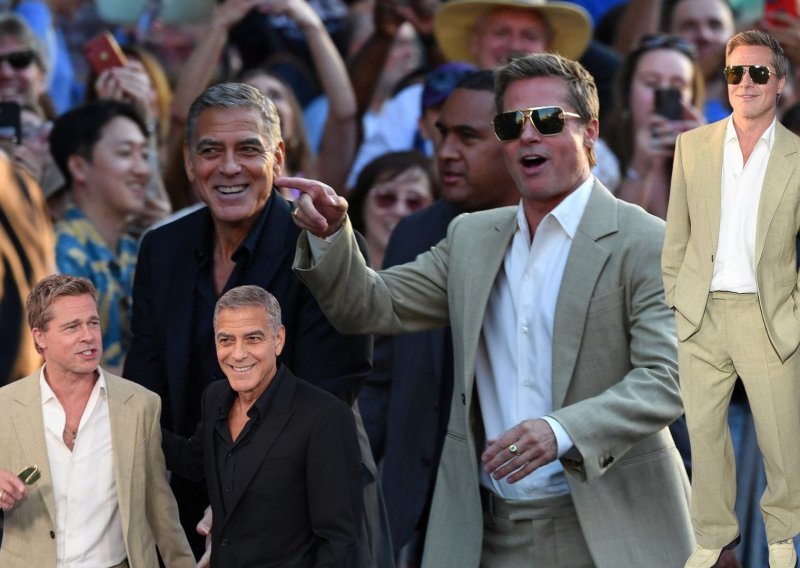 Kakav melem za oči: George Clooney i Brad Pitt pokazali kako se to radi