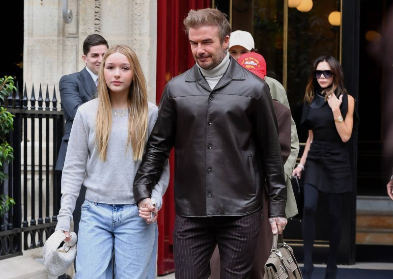 Tata David Beckham i dalje ne ispušta iz ruku svoju mezimicu Harper