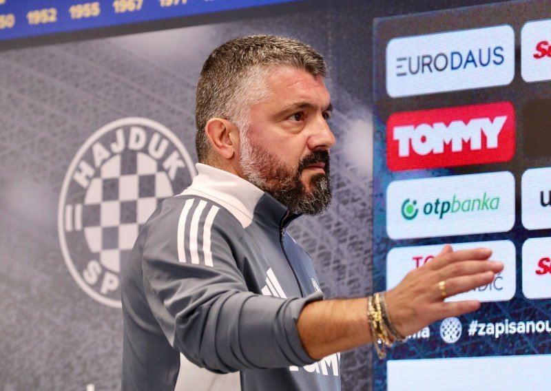 Hajduk prvi, Gattuso poručuje: Iznenađen sam, ali nemojmo se zavaravati