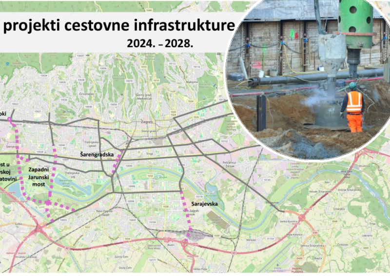 Pogledajte na karti što će sve to točno graditi u Zagrebu u naredne četiri godine