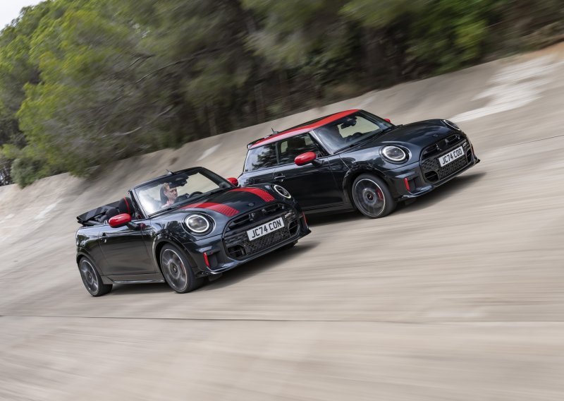 Ovo su novi MINI JCW i MINI JCW kabriolet: Kombinacija performansi s individualnim stilom