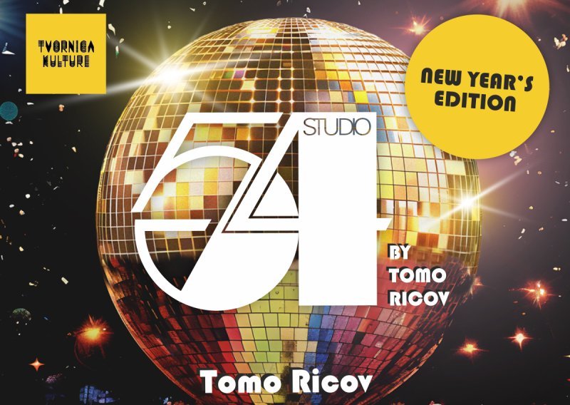 Studio 54 by Tomo Ricov u Tvornicu kulture donosi najveći disko party