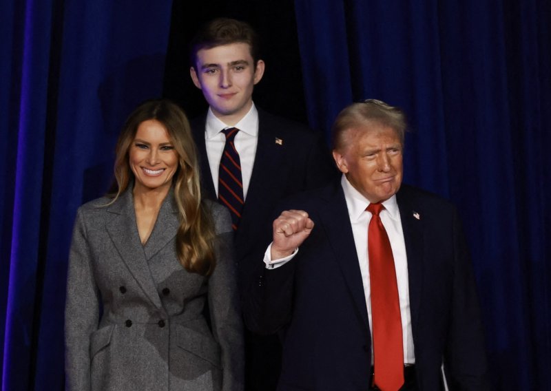 Barron Trump ne krije sreću - i njegov glas donio je pobjedu Donaldu Trumpu