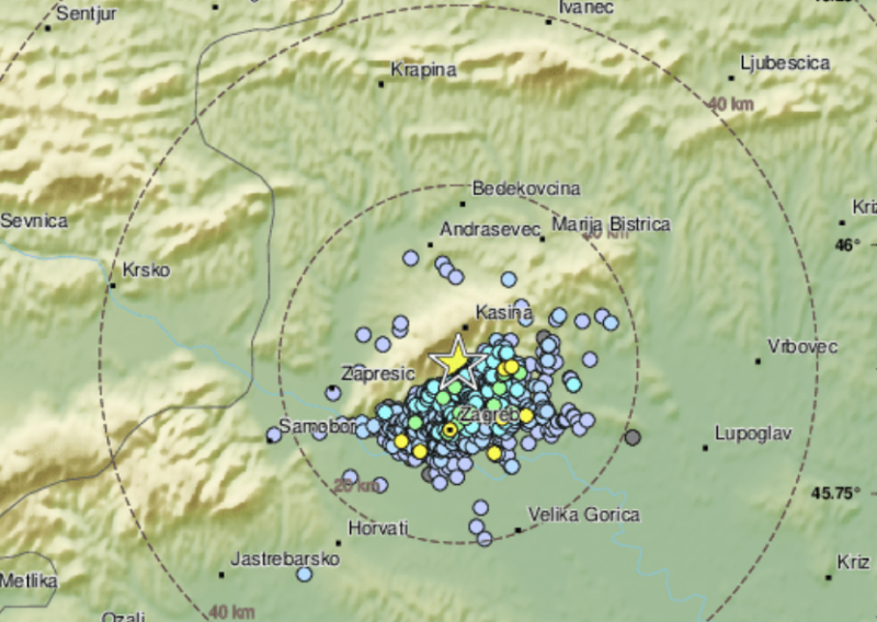Zagrepčane prestrašio potres u sitne noćne sate: Podrhtavanje diljem grada i okolice