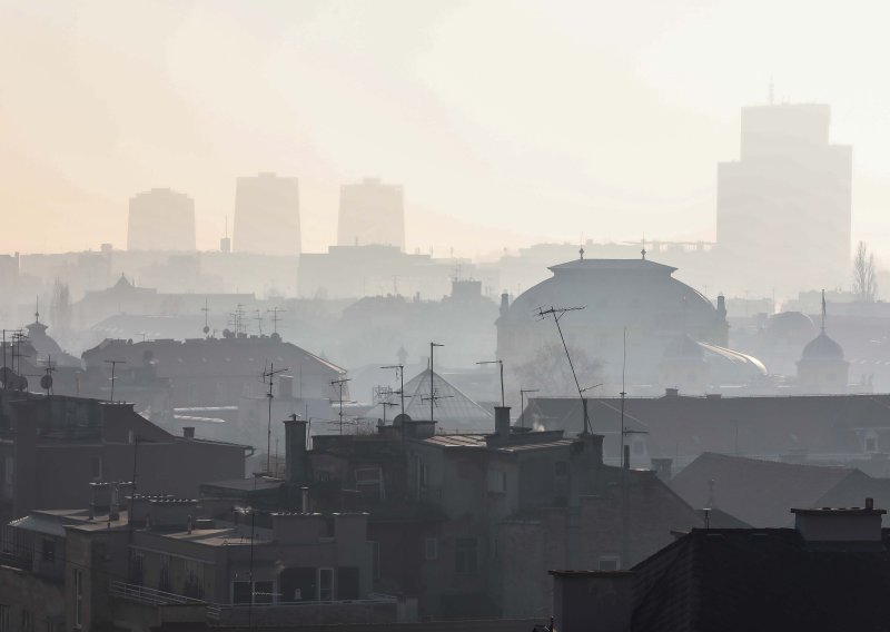 Građani, oprez! Kvaliteta zraka u Zagrebu ovih dana je vrlo loša