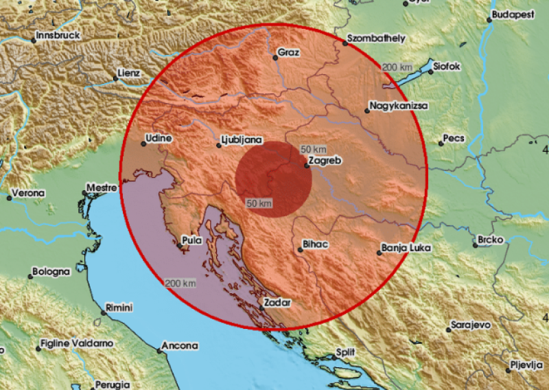 Umjereni potres pogodio područje Rijeke