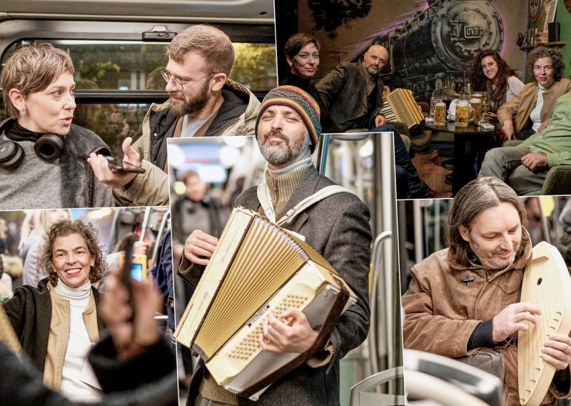 Karakaš svirao harmoniku, glumci čitali klasike: Kako su kulturnjaci izvršili prepad na zagrebački tramvaj