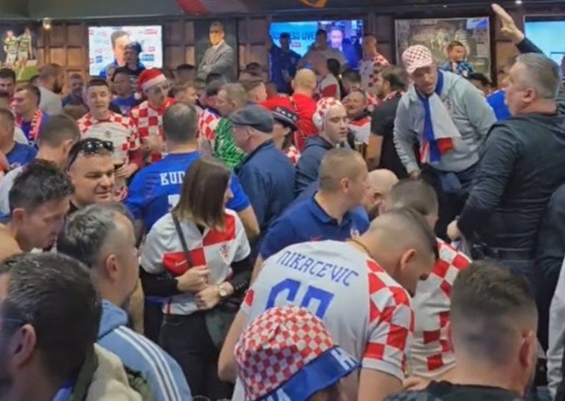 Sjajna atmosfera među hrvatskim navijačima; pogledajte video iz puba u Glasgowu