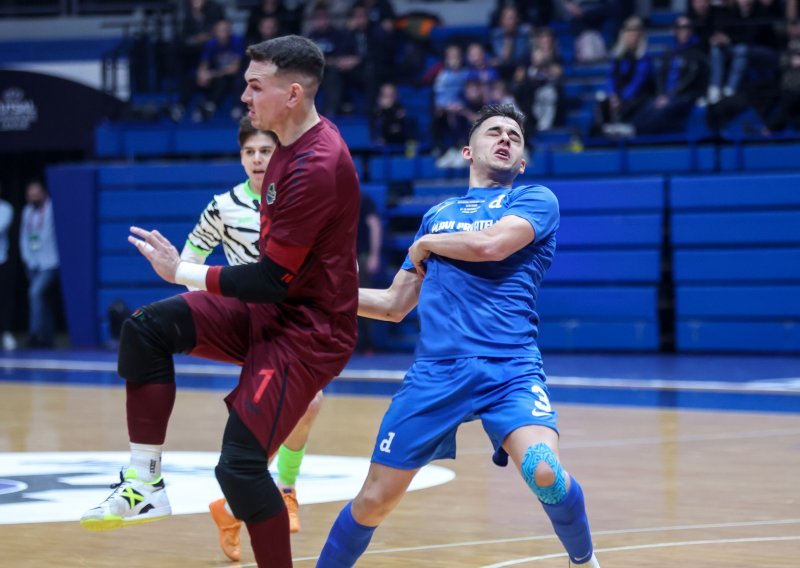 Odigran hrvatski derbi u futsal Ligi prvaka, Dinamo se spasio u predzadnjoj minuti; pogledajte golove