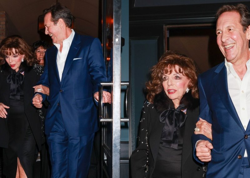 On joj je peti suprug: Joan Collins u rijetkom izlasku sa 31 godinu mlađim suprugom