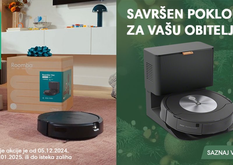 Stvorite božićnu čaroliju uz iRobot – savršen poklon za čisti dom i sreću!