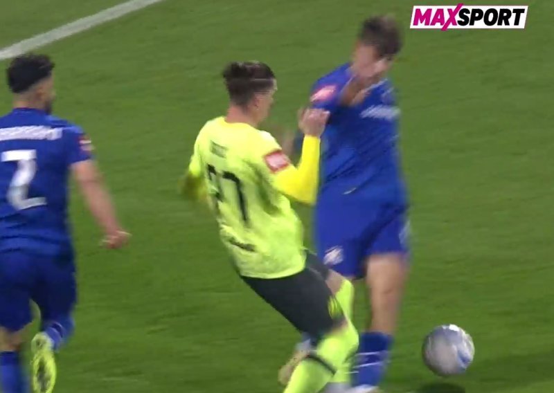 Je li Slaven oštećen na Maksimiru za penal? Pogledajte spornu situaciju, VAR se nije oglasio