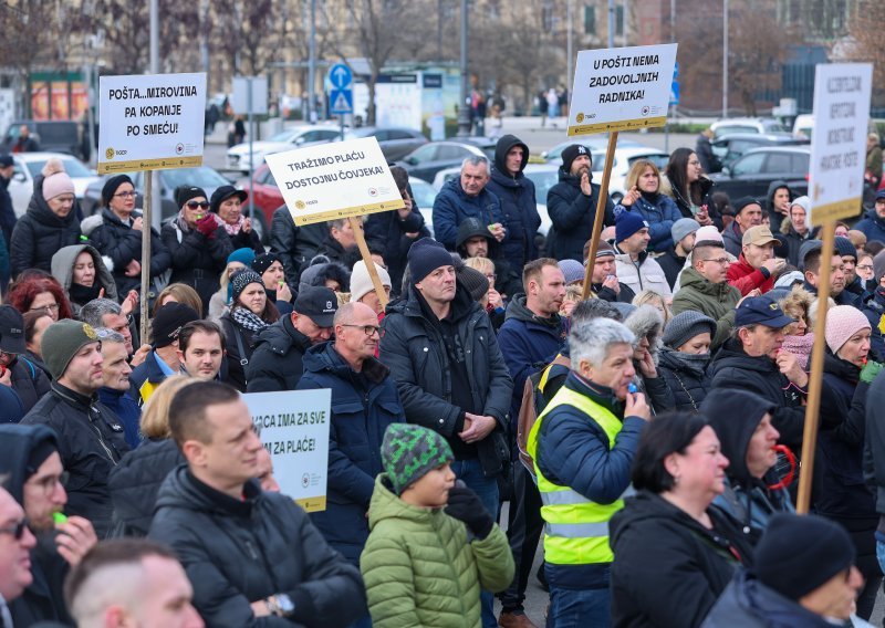 Hrvatski poštari u prosvjedu: 'Nikad nije bilo više posla, radnika nikad manje'