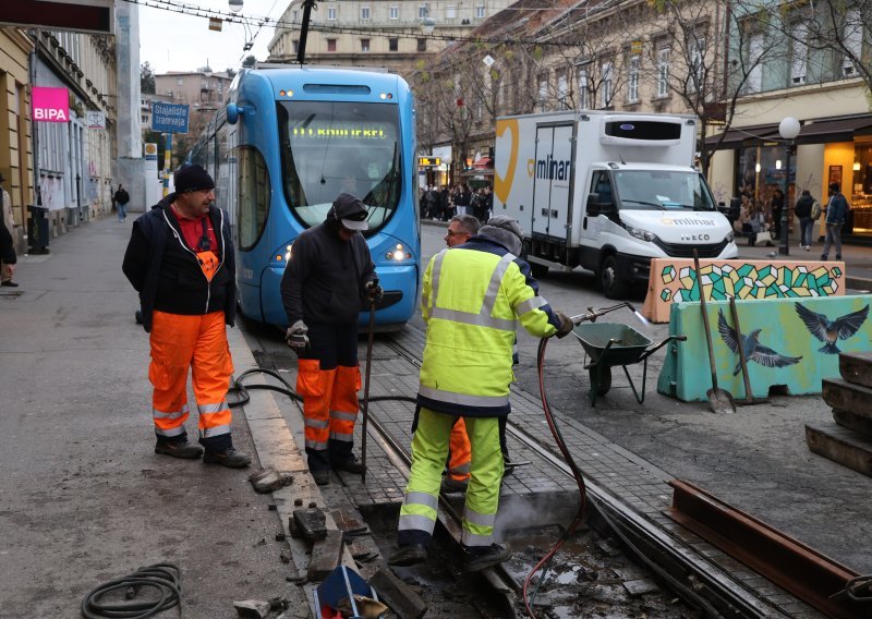 Novi kaos u centru Zagreba: Pukle tračnice, tramvaji stali u Draškovićevoj