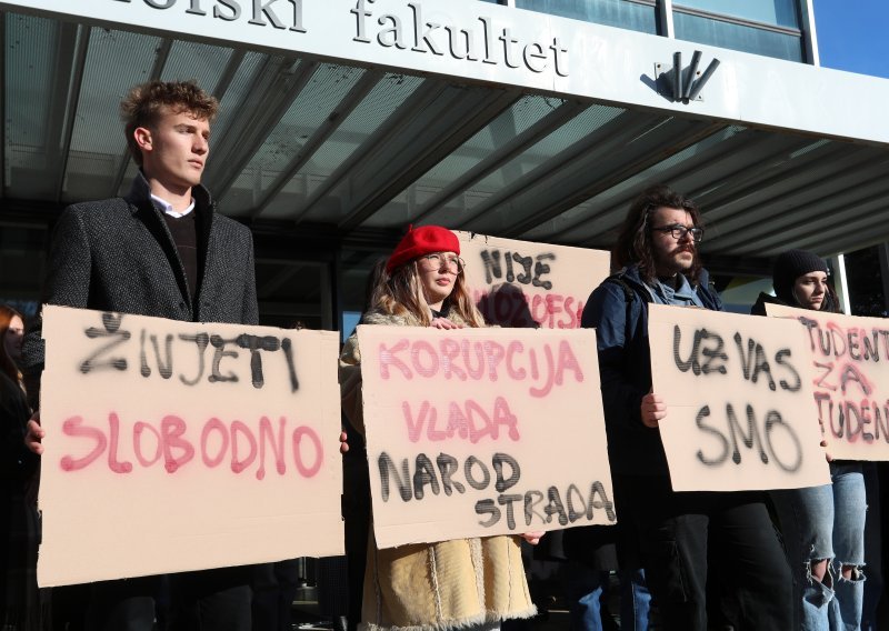 Riječki studenti solidarni s kolegama iz Beograda: 'To je podrška utjehe, jer se nasilje vidi i osjeti'