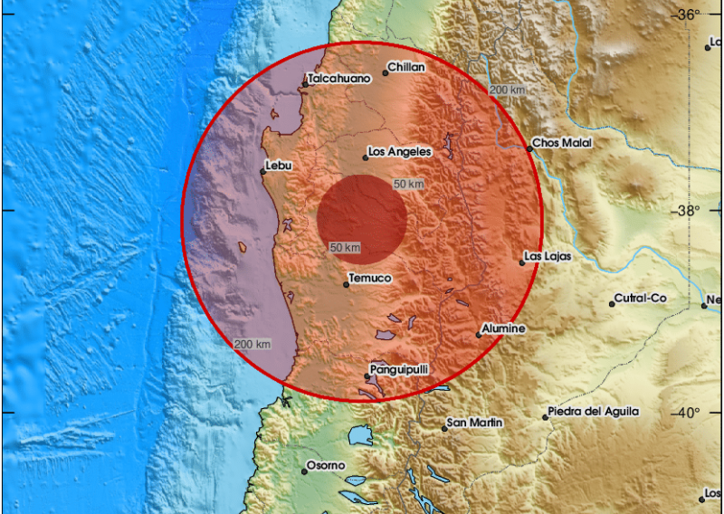 Potres magnitude 6,2 pogodio Maule u Čileu