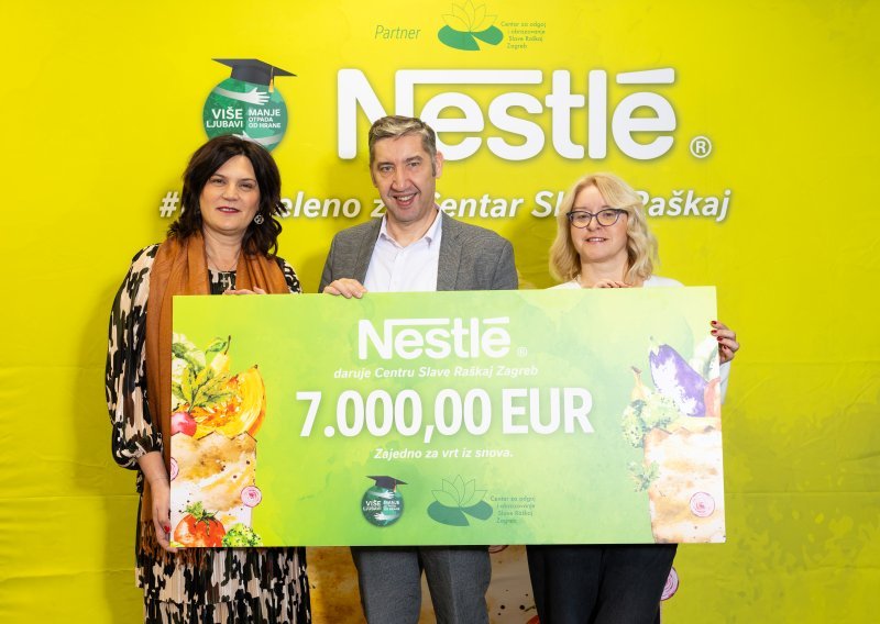 Nestlé i Centar Slave Raškaj grade Vrt iz snova u Zagrebu