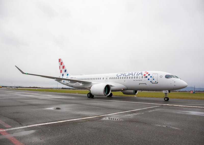 Drugi zrakoplov Airbus A220 Croatia Airlinesa stigao u Zagrebu